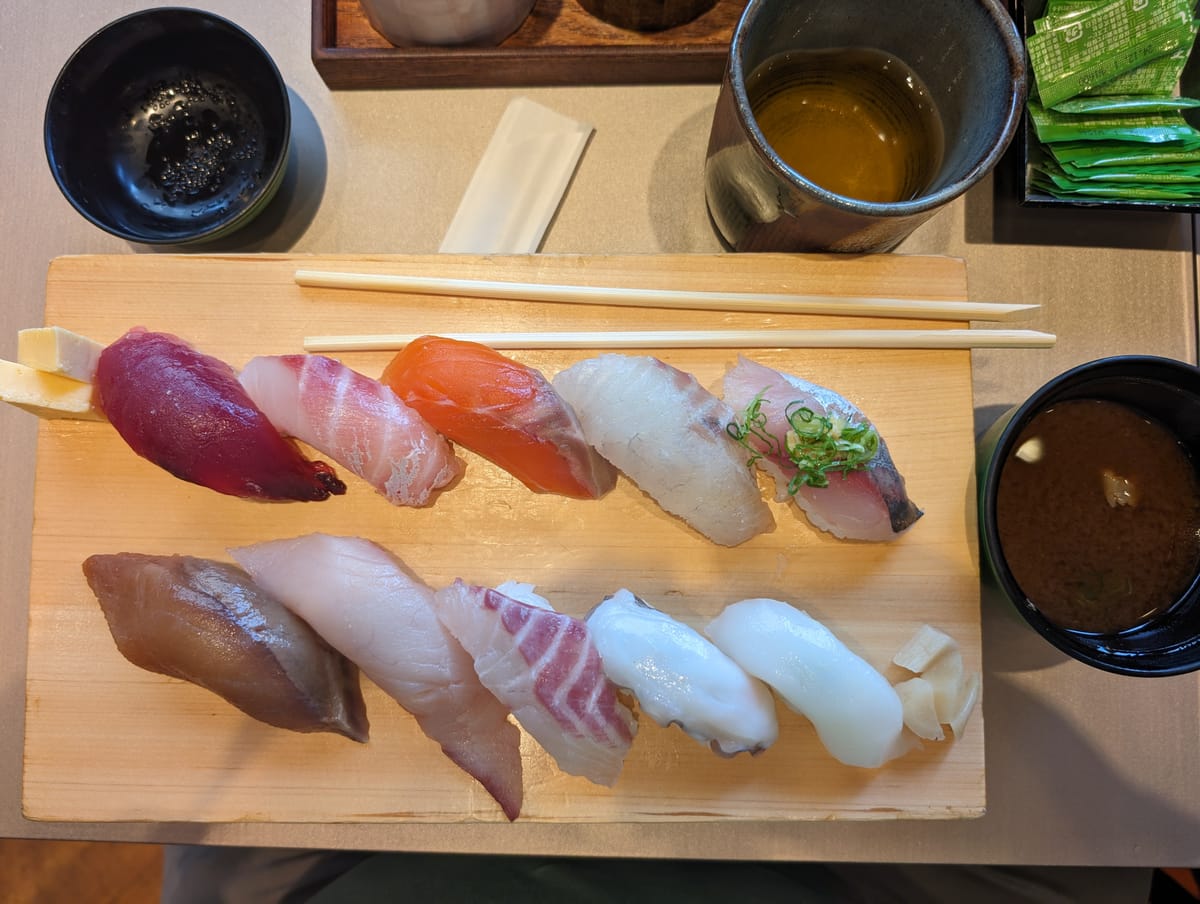 Sushi in Hiroshima