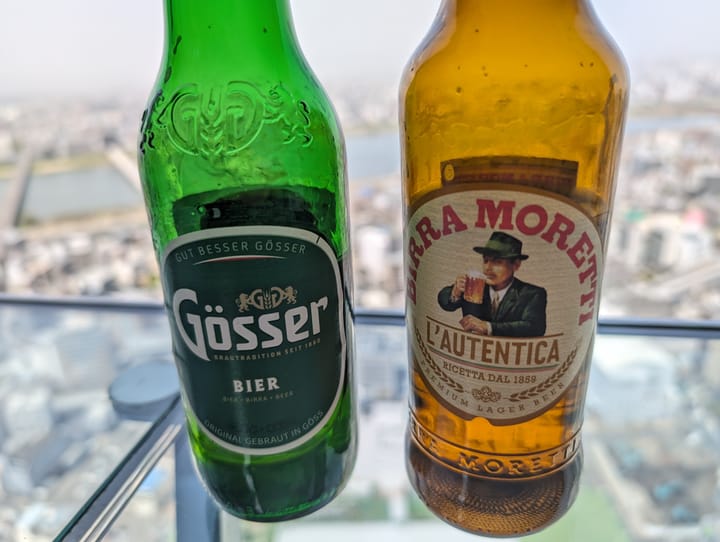 Osaka: Refreshment at the Umeda Sky Building