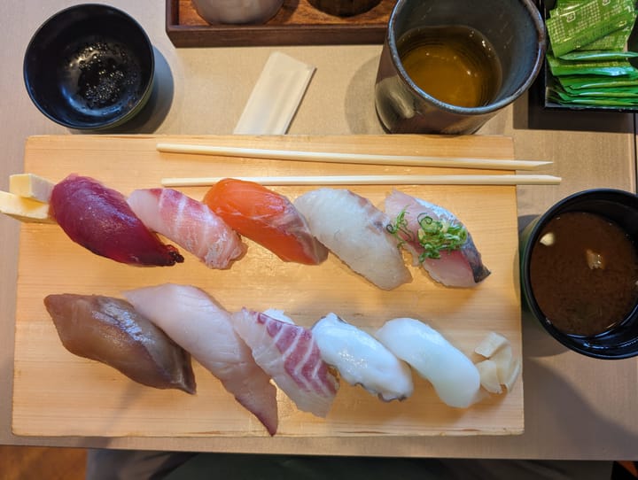 Sushi in Hiroshima