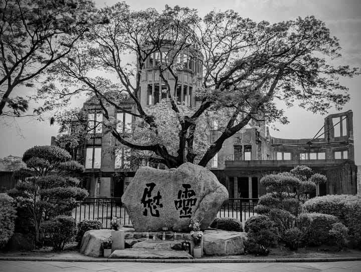 Hiroshima's Memorials of the Atomic Bomb in 1945